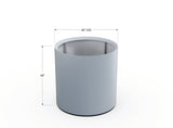 Aluminum Round Planter - Plantercraft