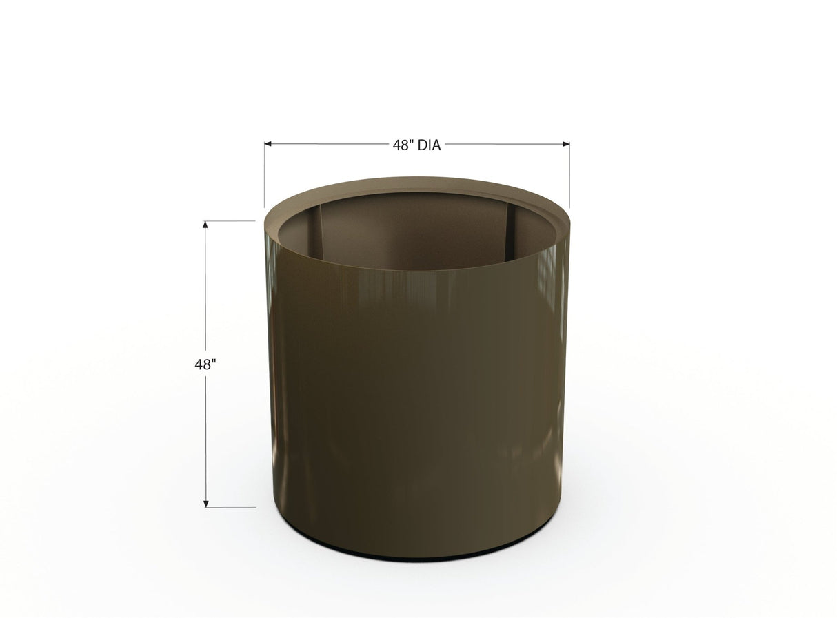 Aluminum Round Planter - Plantercraft