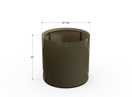 Aluminum Round Planter - Plantercraft