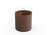 Aluminum Round Planter - Plantercraft