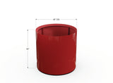 30% OFF Aluminum Round Planter – 48" DIA x 18" H