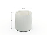 30% OFF Aluminum Round Planter – 48" DIA x 18" H