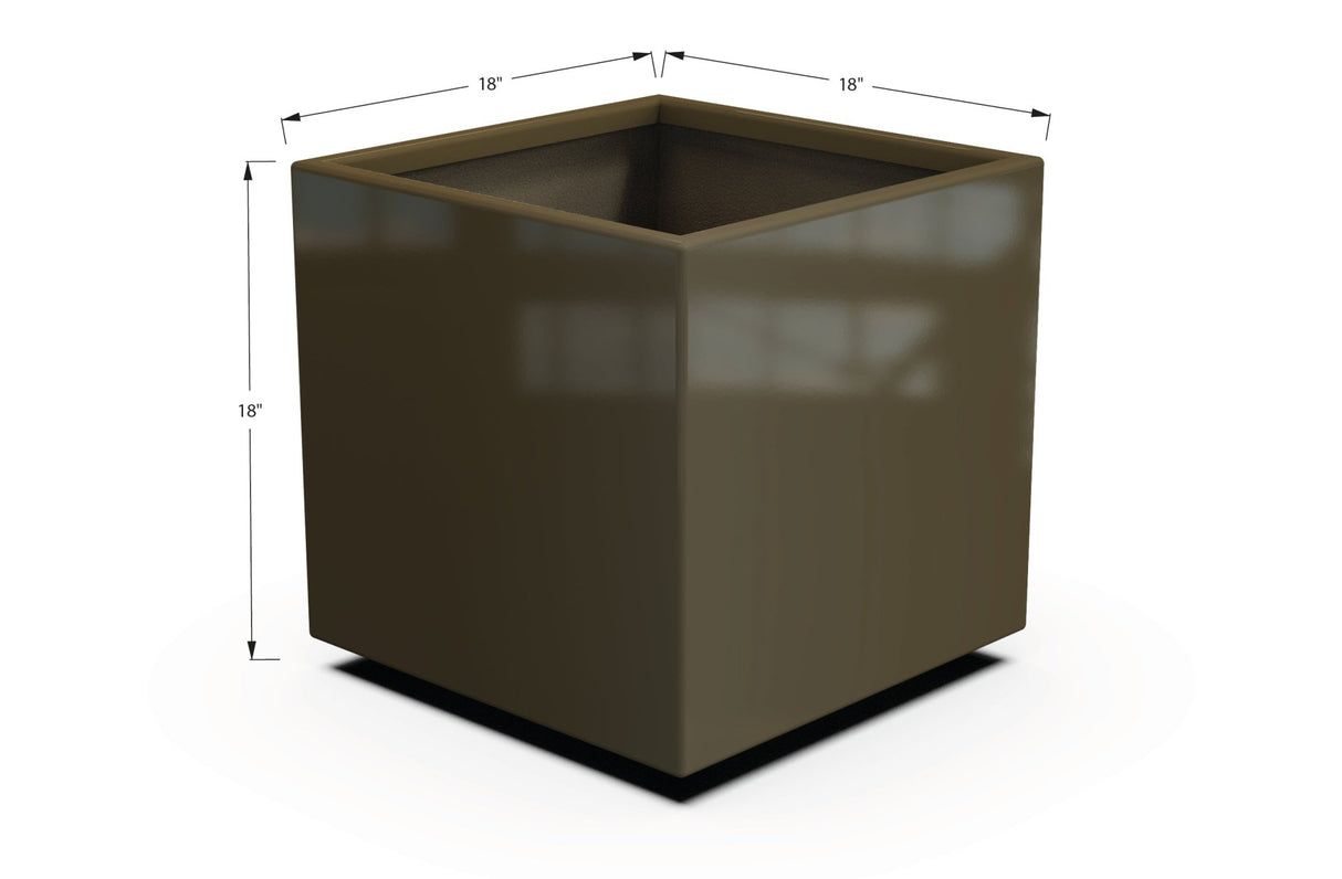 Aluminum Square & Cube Planter - Plantercraft
