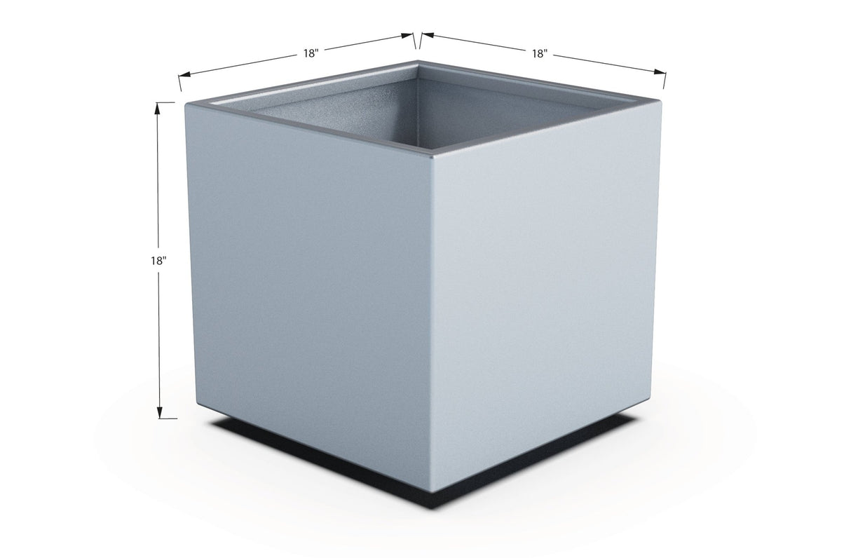Aluminum Square & Cube Planter - Plantercraft