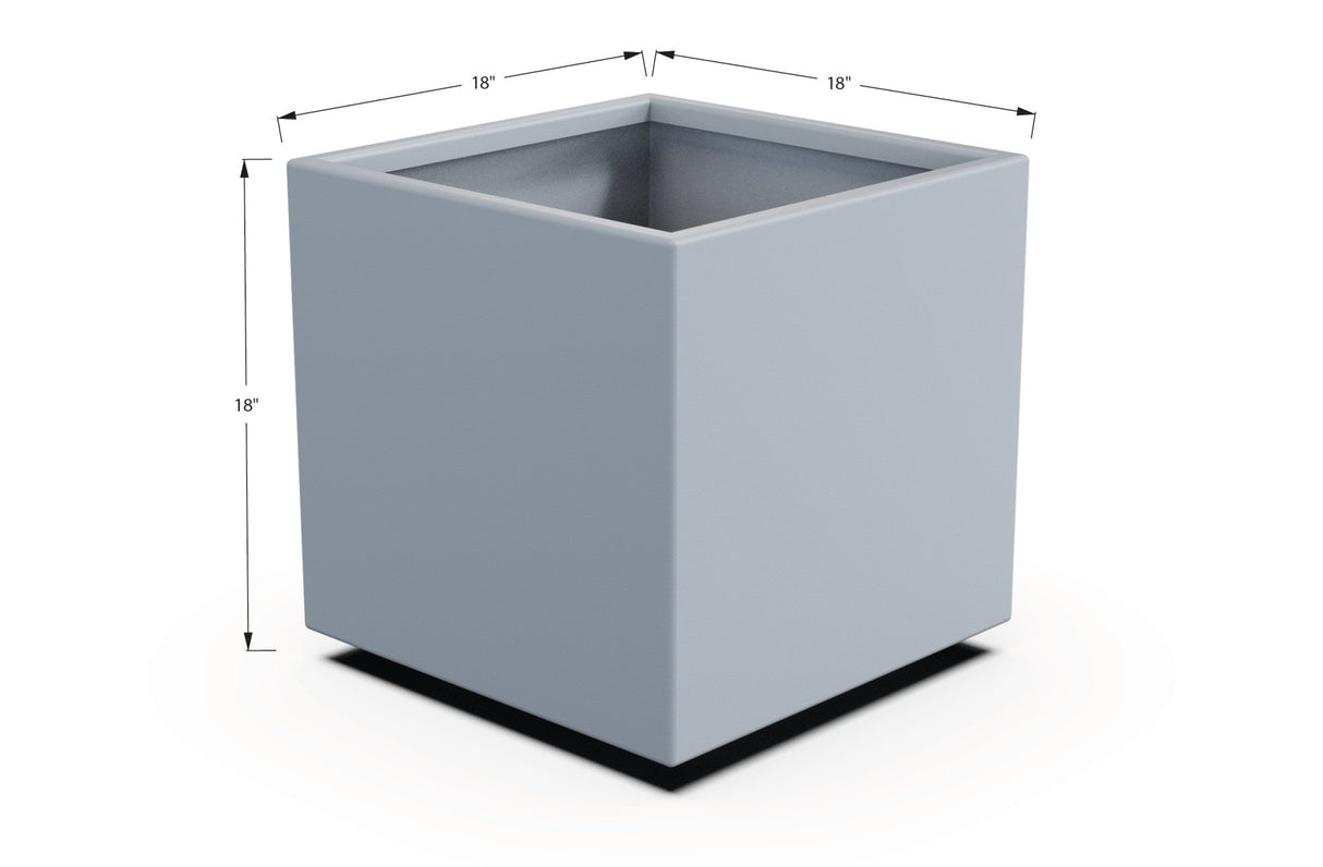 Aluminum Square & Cube Planter - Plantercraft