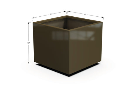 Aluminum Square & Cube Planter - Plantercraft
