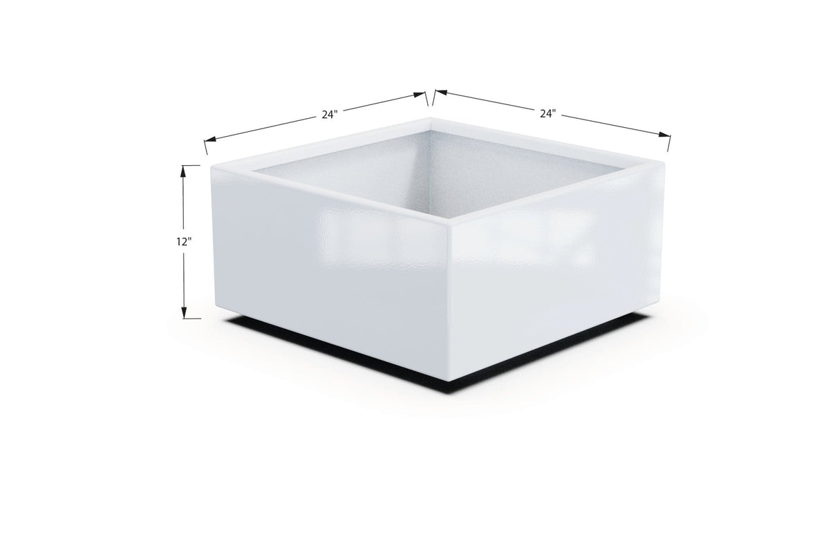 Aluminum Square & Cube Planter - Plantercraft