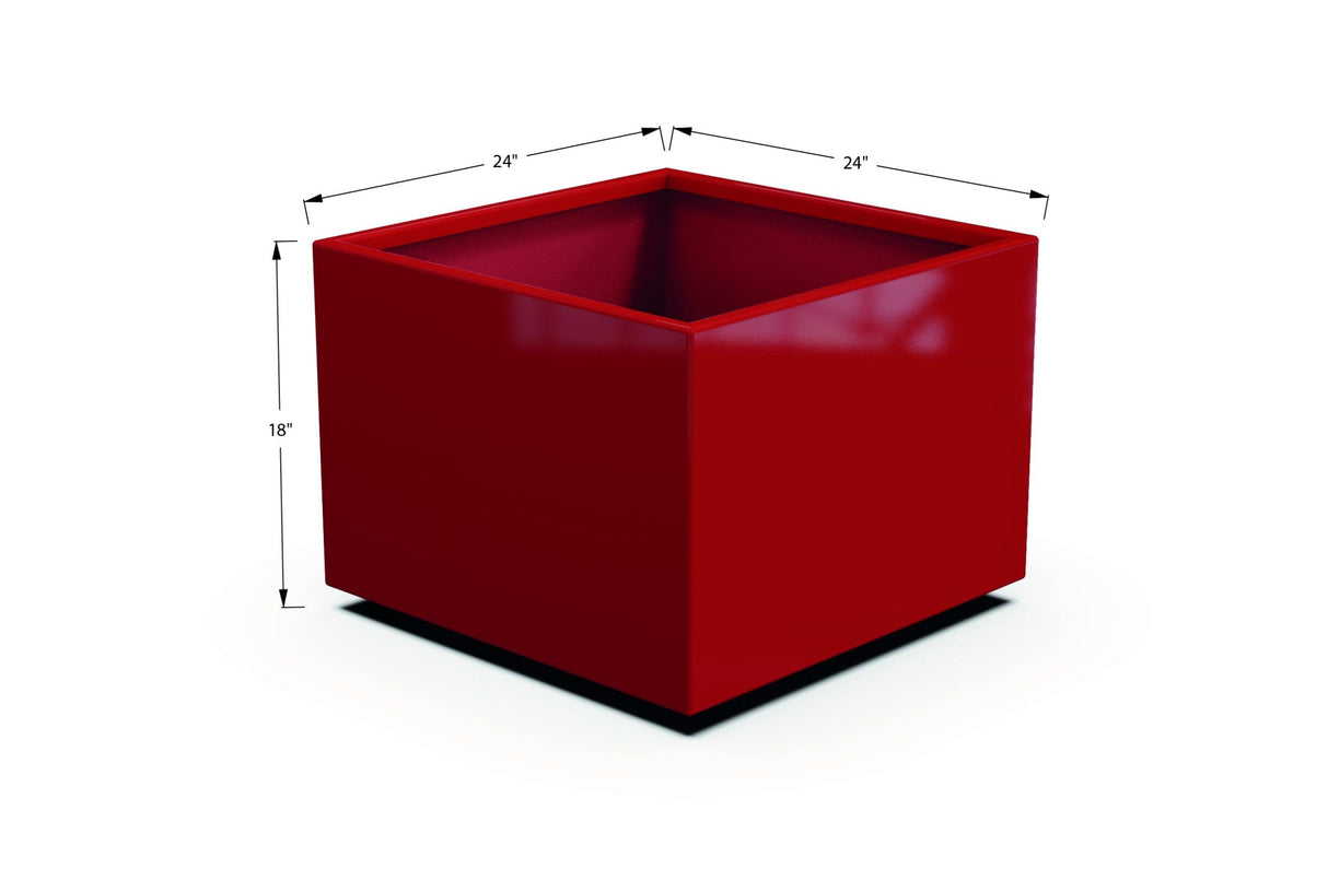 Aluminum Square & Cube Planter - Plantercraft