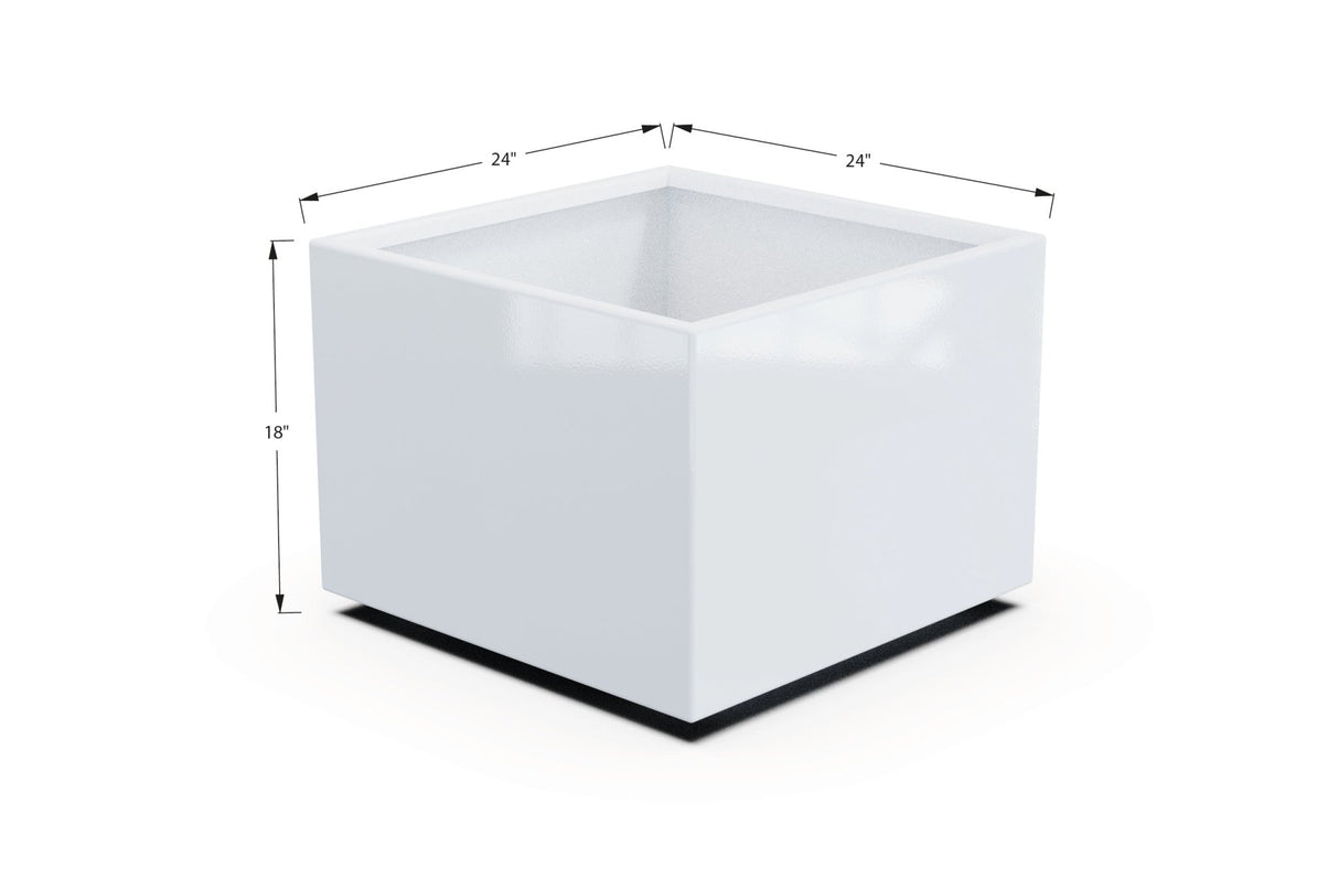 Aluminum Square & Cube Planter - Plantercraft