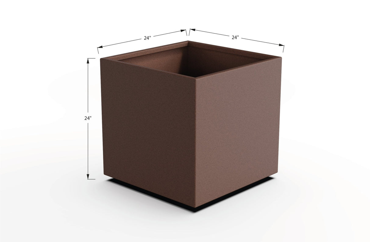 Aluminum Square & Cube Planter - Plantercraft