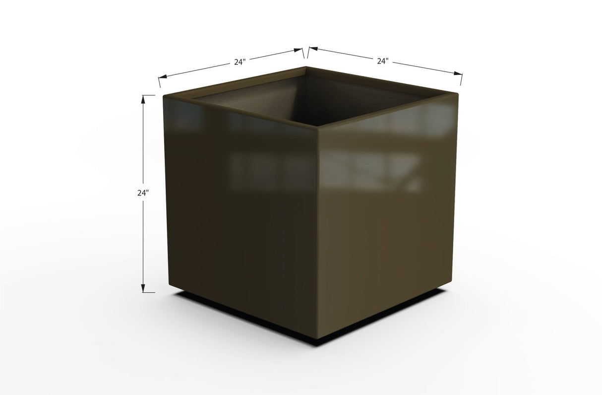 Aluminum Square & Cube Planter - Plantercraft
