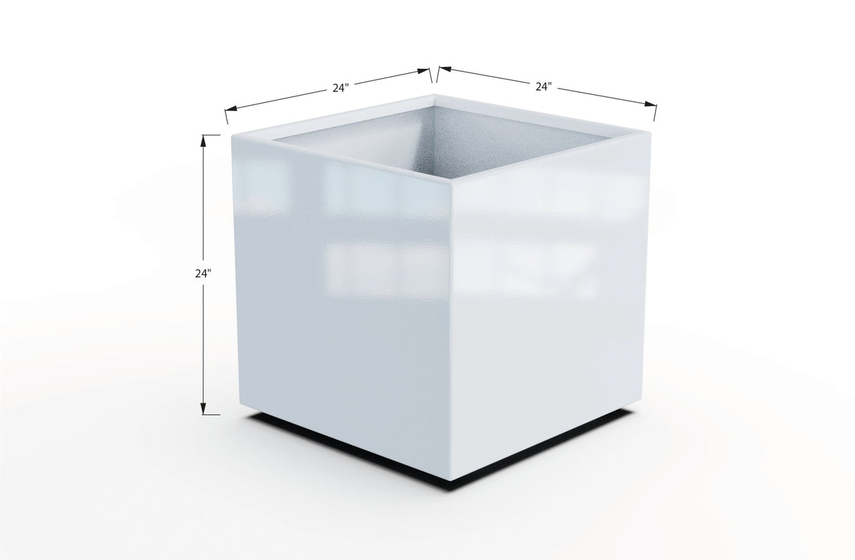 Aluminum Square & Cube Planter - Plantercraft
