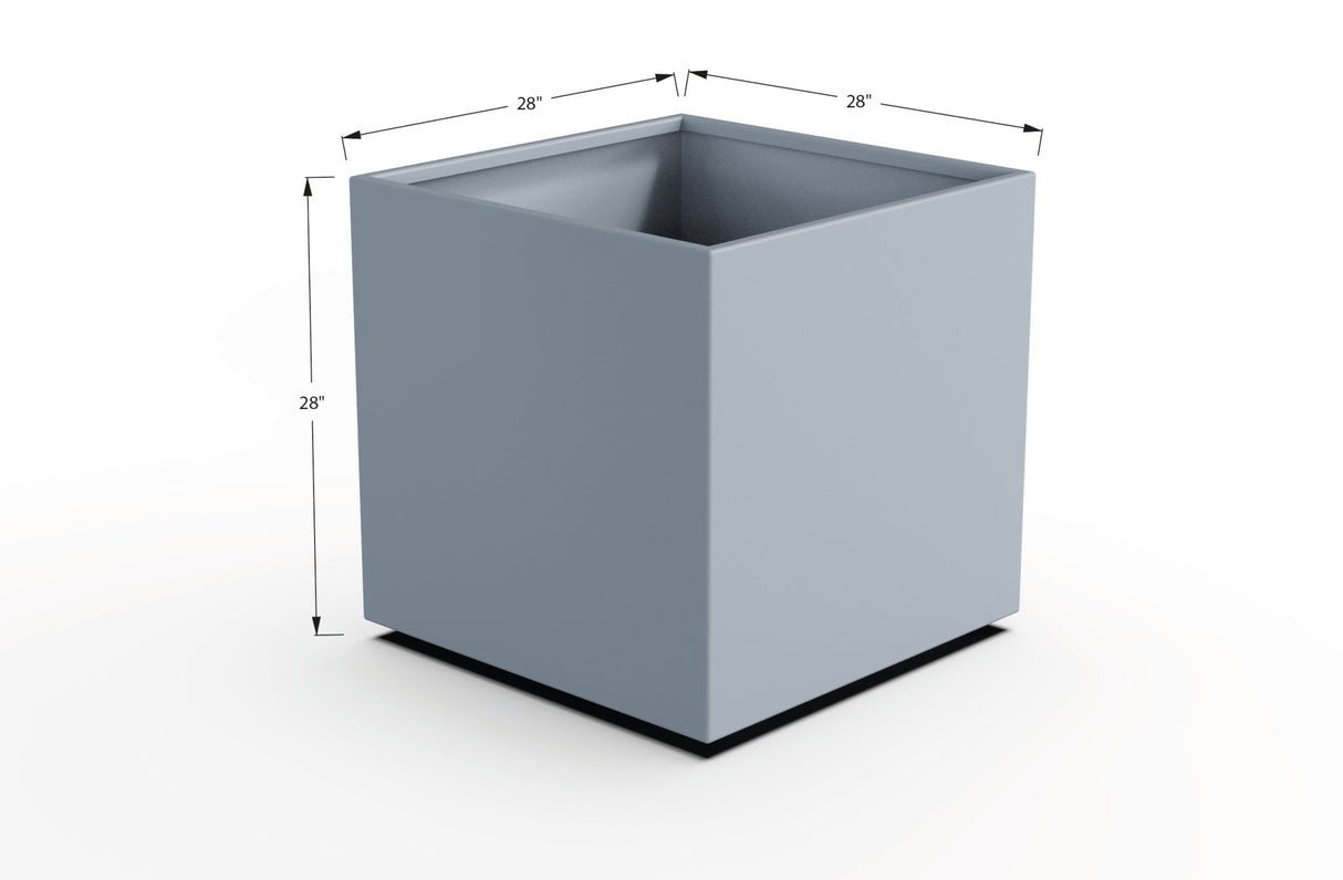 Aluminum Square & Cube Planter - Plantercraft