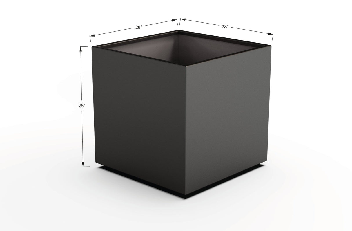 Aluminum Square & Cube Planter - Plantercraft