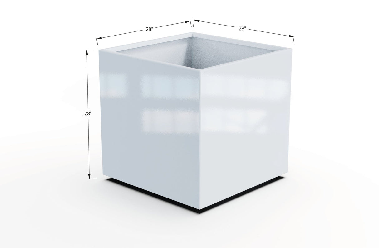 Aluminum Square & Cube Planter - Plantercraft