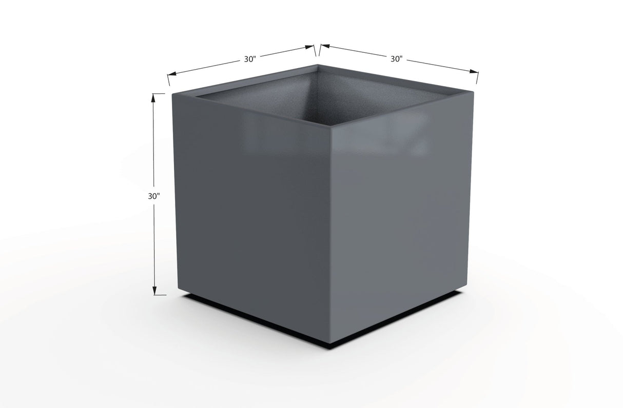 Aluminum Square & Cube Planter - Plantercraft