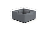 Aluminum Square & Cube Planter - Plantercraft