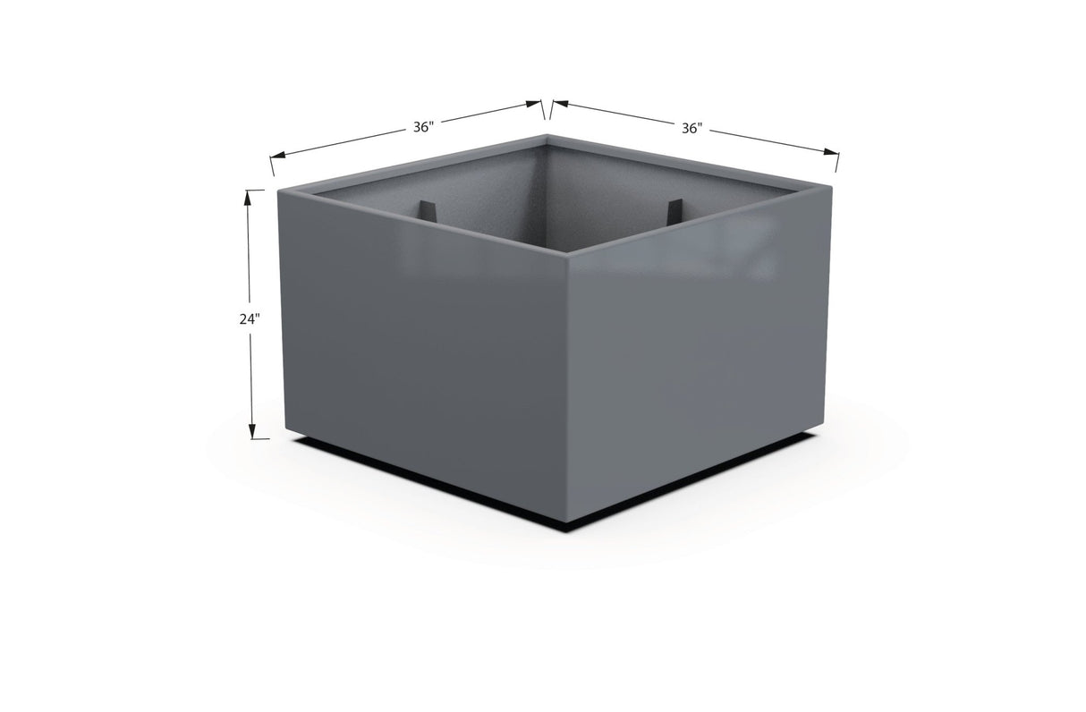 Aluminum Square & Cube Planter - Plantercraft