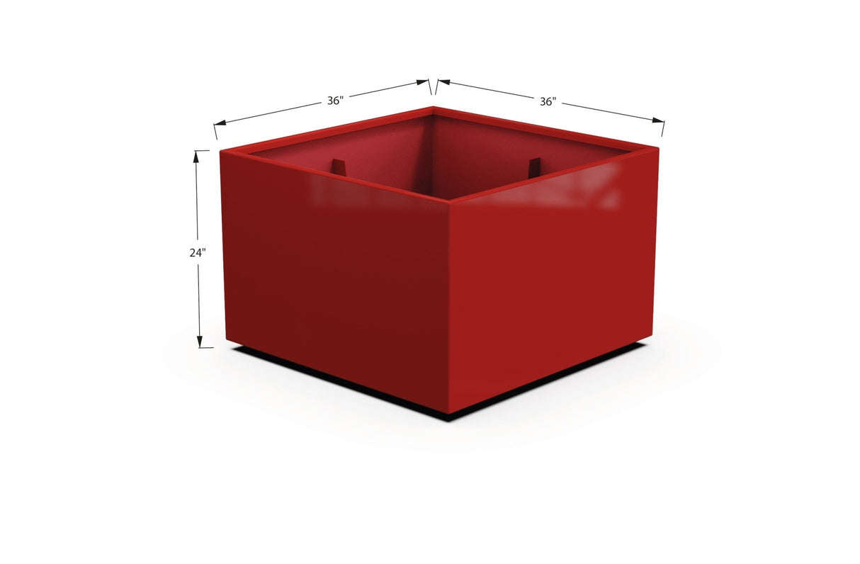 Aluminum Square & Cube Planter - Plantercraft