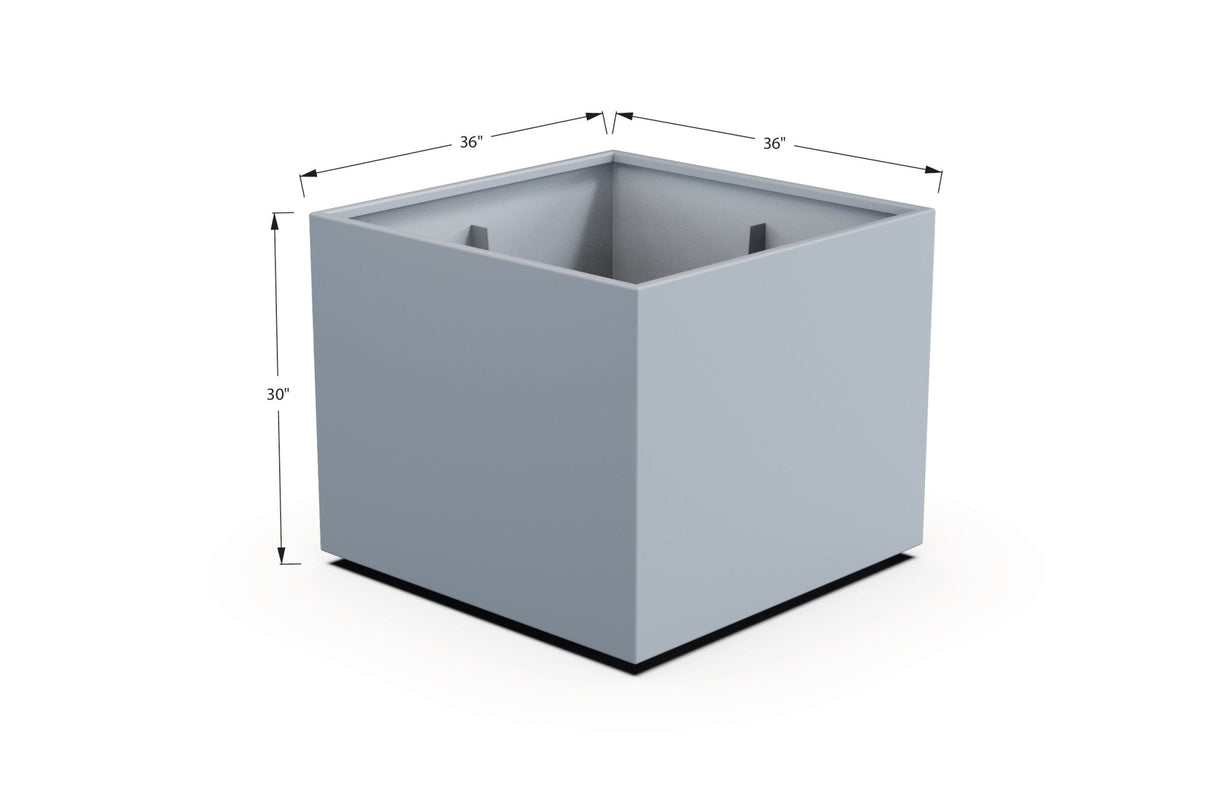 Aluminum Square & Cube Planter - Plantercraft