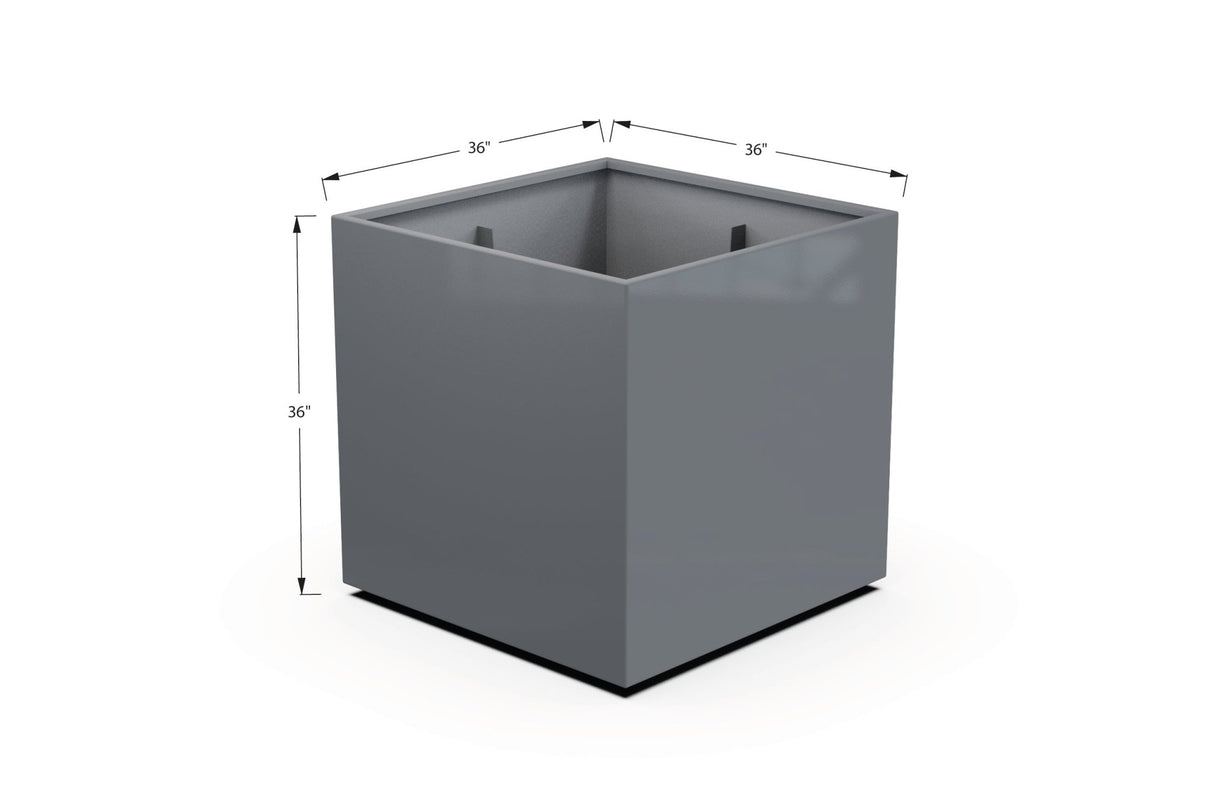 Aluminum Square & Cube Planter - Plantercraft