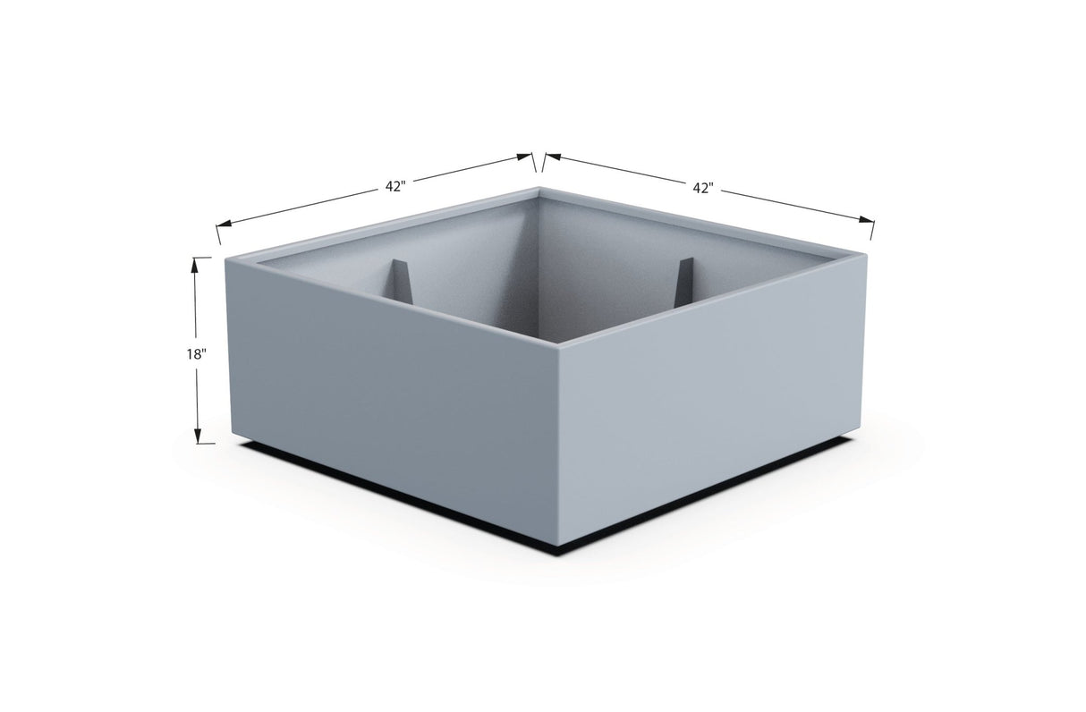 Aluminum Square & Cube Planter - Plantercraft