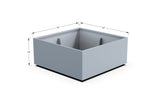Aluminum Square & Cube Planter - Plantercraft