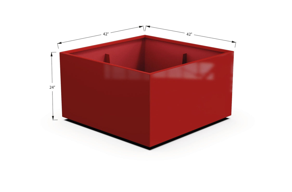 Aluminum Square & Cube Planter - Plantercraft
