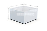 Aluminum Square & Cube Planter - Plantercraft