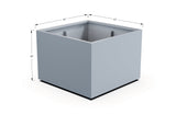 Aluminum Square & Cube Planter - Plantercraft