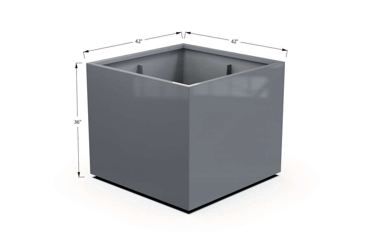 Aluminum Square & Cube Planter - Plantercraft
