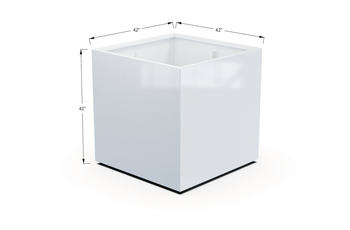 Aluminum Square & Cube Planter - Plantercraft
