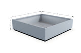 Aluminum Square & Cube Planter - Plantercraft