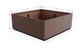 Aluminum Square & Cube Planter - Plantercraft