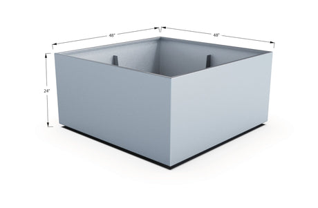 Aluminum Square & Cube Planter - Plantercraft
