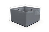 Aluminum Square & Cube Planter - Plantercraft