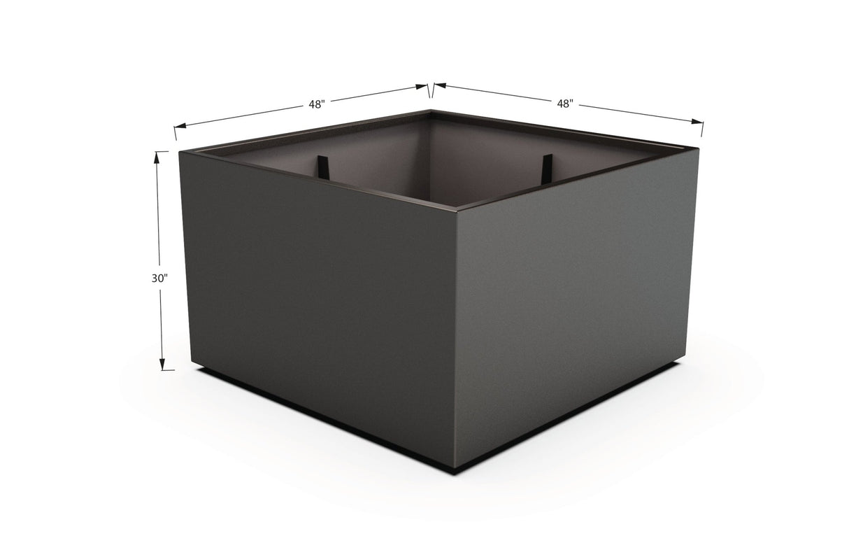 Aluminum Square & Cube Planter - Plantercraft