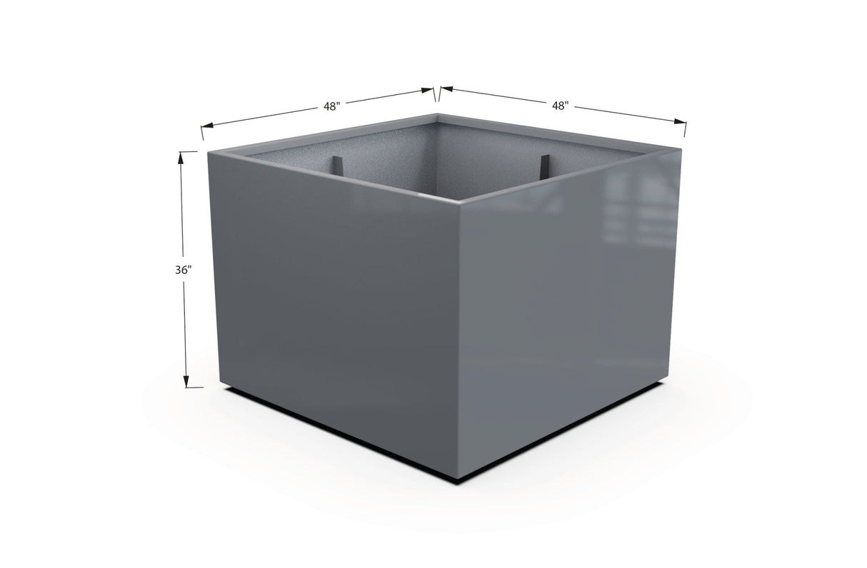 Aluminum Square & Cube Planter - Plantercraft