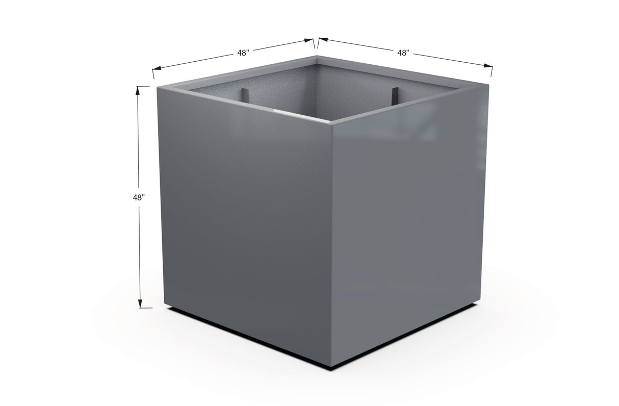 Aluminum Square & Cube Planter - Plantercraft