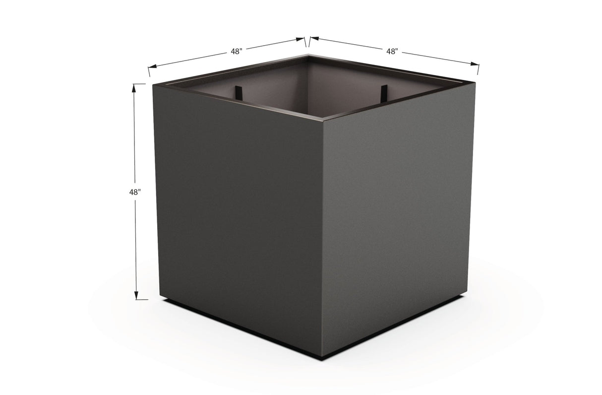 Aluminum Square & Cube Planter - Plantercraft