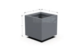 Aluminum Square & Cube Planter – 12" to 24" H