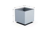Aluminum Square & Cube Planter – 12" to 24" H