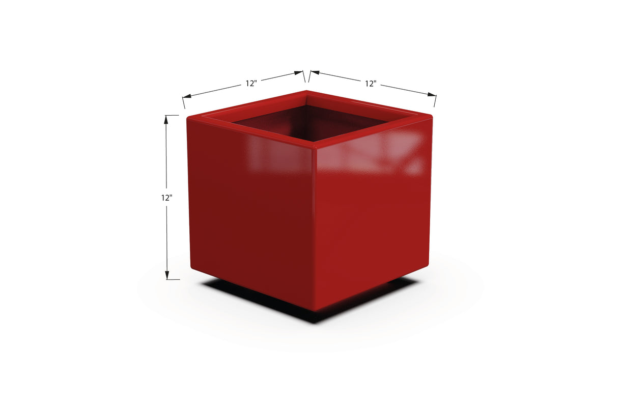 Aluminum Square & Cube Planter – 12" to 24" H