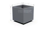 Aluminum Square & Cube Planter – 12" to 24" H
