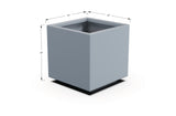 Aluminum Square & Cube Planter – 12" to 24" H