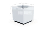 Aluminum Square & Cube Planter – 12" to 24" H