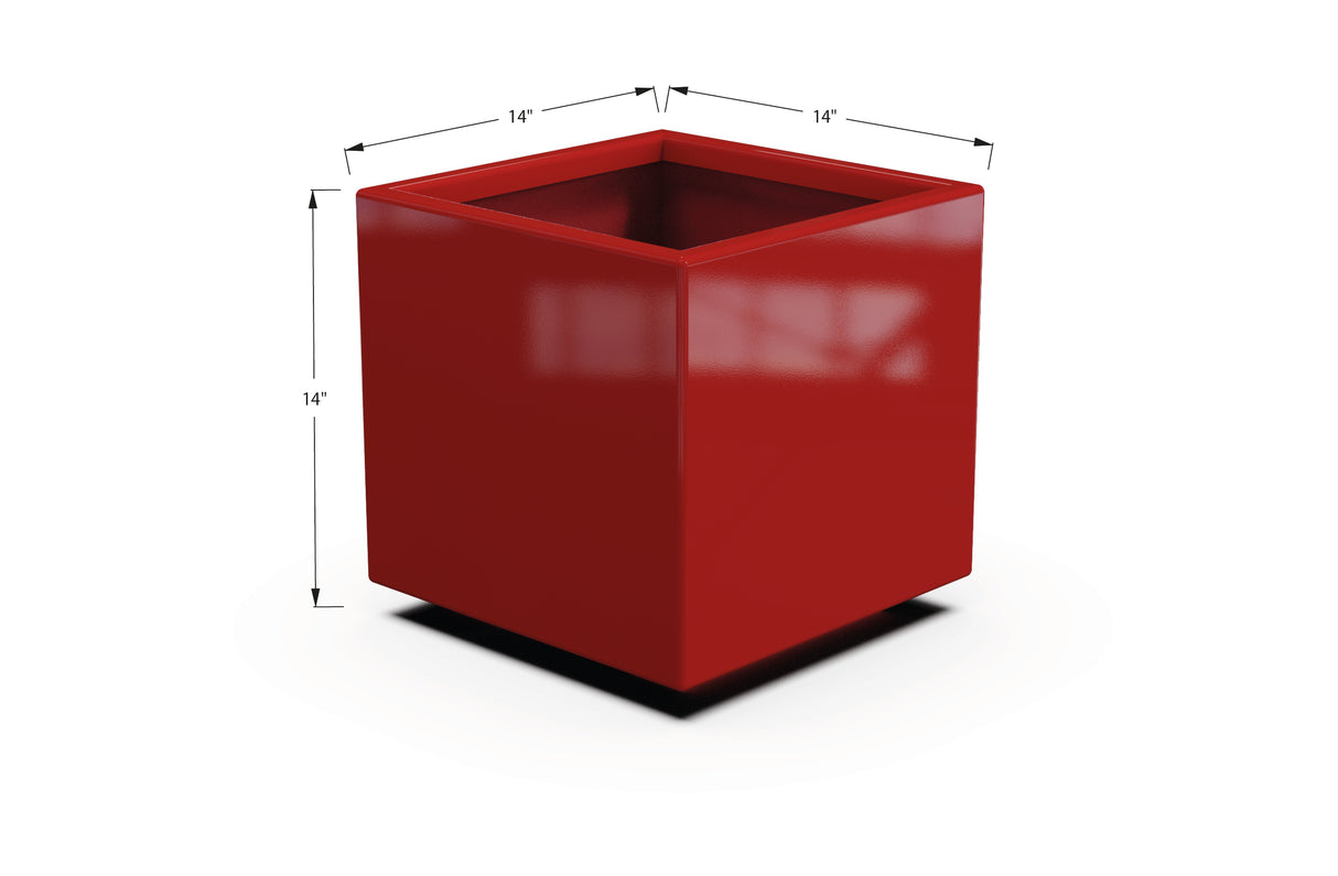 Aluminum Square & Cube Planter – 12" to 24" H