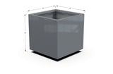 Aluminum Square & Cube Planter – 12" to 24" H