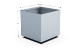 Aluminum Square & Cube Planter – 12" to 24" H