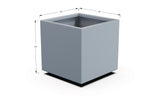 Aluminum Square & Cube Planter – 12" to 24" H